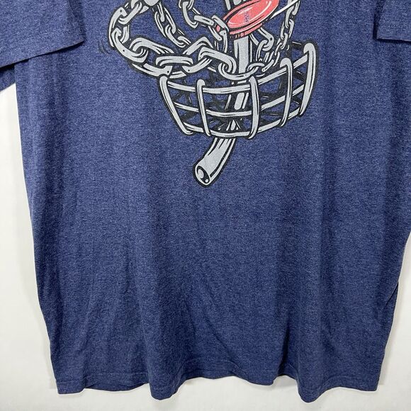 Innova Disc Golf Port & Company T Shirt Adult Size Large Navy Blue Double Sided - Picture 5 of 10